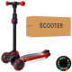 Дитячий самокат iTrike X1 MAXI Scooter зі колесами, що світяться, і амортизатором