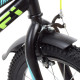 Велосипед дитячий чорний з додатковими колесами PROF1 16Д Y16224-1