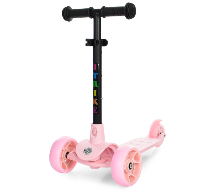 Детский трехколесный самокат iTrike MINI BB 3-047-P розовый