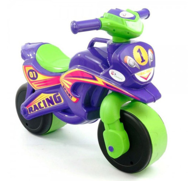 Дитячий біговел каталка мотобайк спортивний Doloni Toys 0139 з музикою та підсвічуванням
