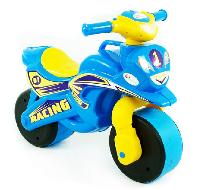 Дитячий біговел каталка мотобайк спортивний Doloni Toys 0139 з музикою та підсвічуванням