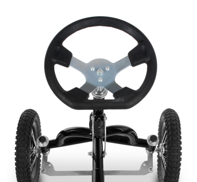 Дитячий педальний карт Bambi kart M 1697M-2 регулювання сидіння чорний