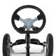 Дитячий педальний карт Bambi kart M 1697M-2 регулювання сидіння чорний