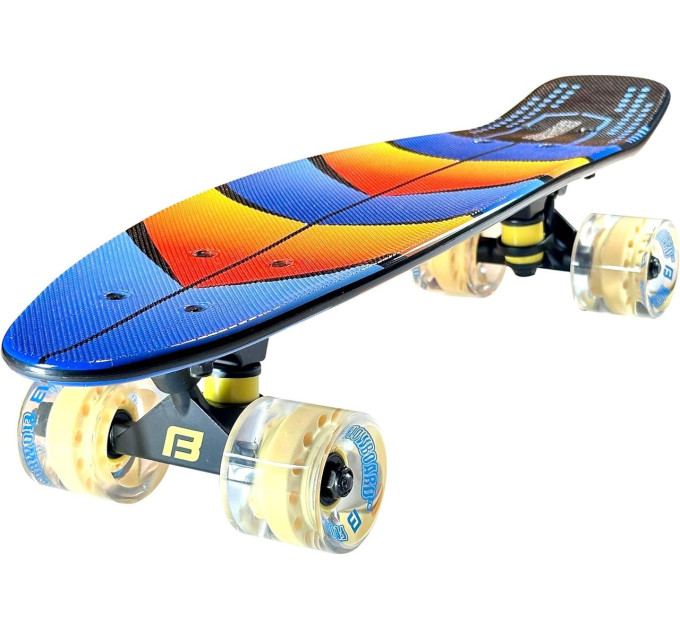 Детский пенни Penny Board скейт дека 70 х 17 см колеса со светом