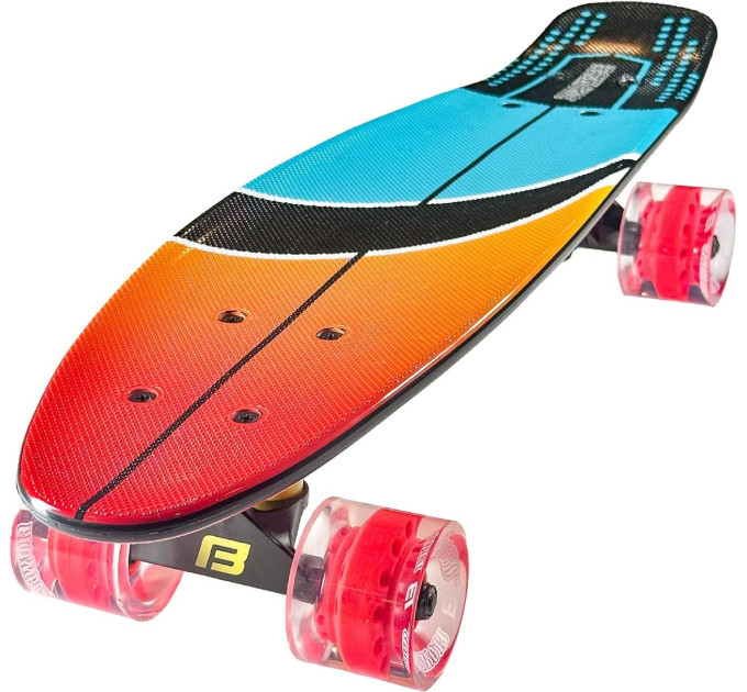 Детский пенни Penny Board скейт дека 70 х 17 см колеса со светом