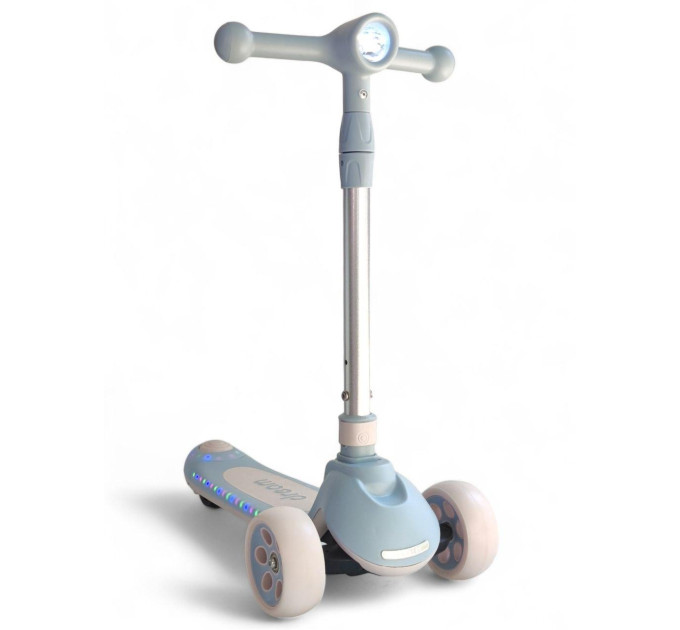 Дитячий складний самокат Scooter Dream M1 з ліхтариком, колеса, що світяться, музичний