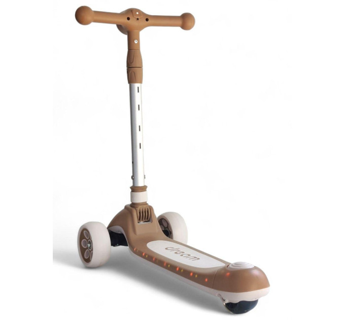 Дитячий складний самокат Scooter Dream M1 з ліхтариком, колеса, що світяться, музичний