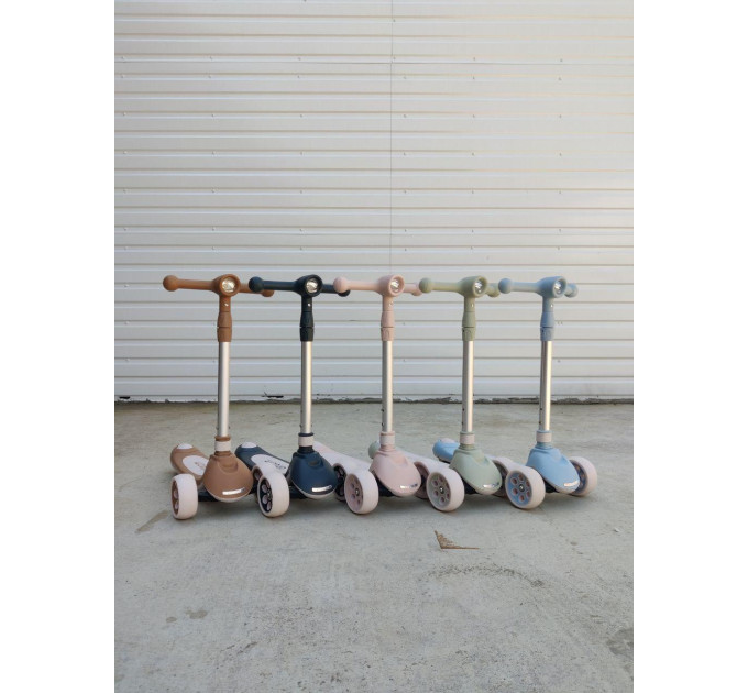 Дитячий складний самокат Scooter Dream M1 з ліхтариком, колеса, що світяться, музичний