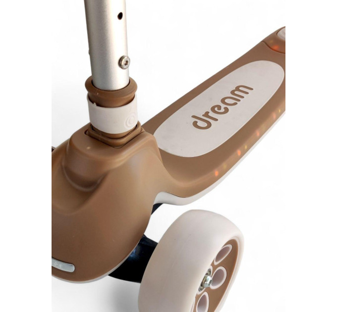 Дитячий складний самокат Scooter Dream M1 з ліхтариком, колеса, що світяться, музичний