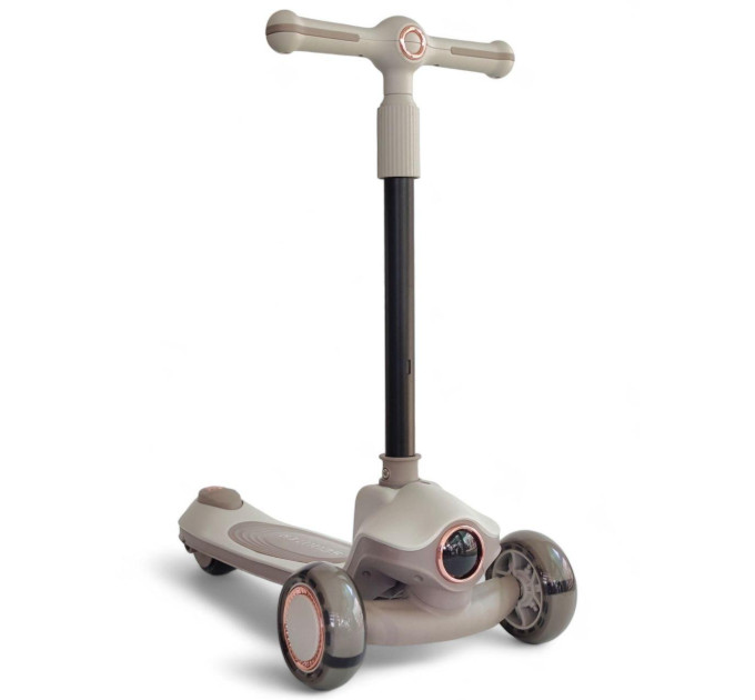 Детский складной самокат-беговел Scooter Cosmo K603-2 светящиеся колеса, музыкальный