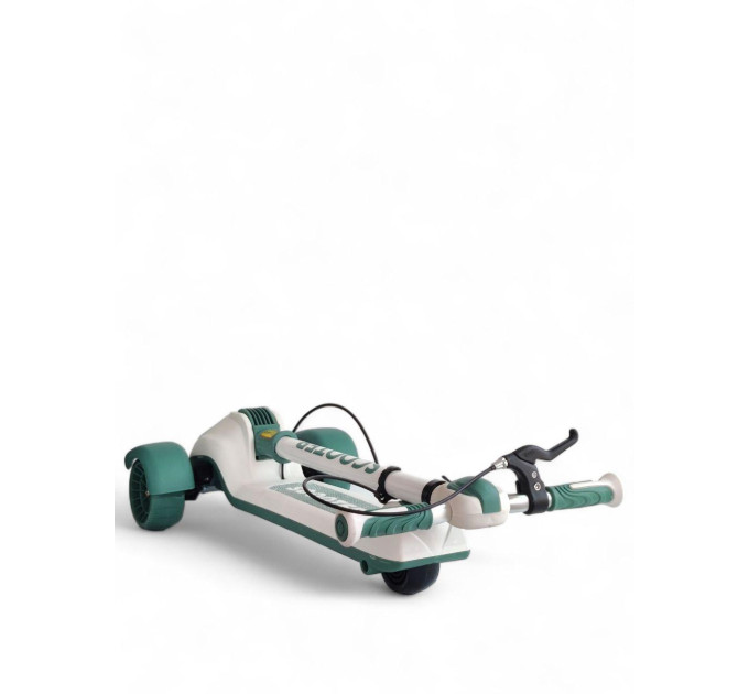 Дитячий складний самокат з ручним гальмом Scooter Super High K612 колеса, що світяться, музичний