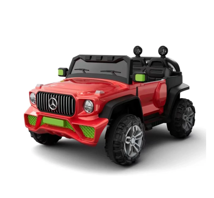 Дитячий електромобіль Джип Mercedes-Benz ST-6188 червоний, EVA-колеса, 4WD, пульт д/в, мотор 140W (4Х35W)