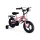 Детский двухколесный велосипед GSGW Bike 12" с фарой и дополнительными колесами, 3 цвета
