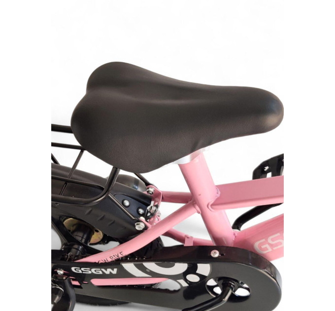 Детский двухколесный велосипед GSGW Bike 12" с фарой и дополнительными колесами, 3 цвета