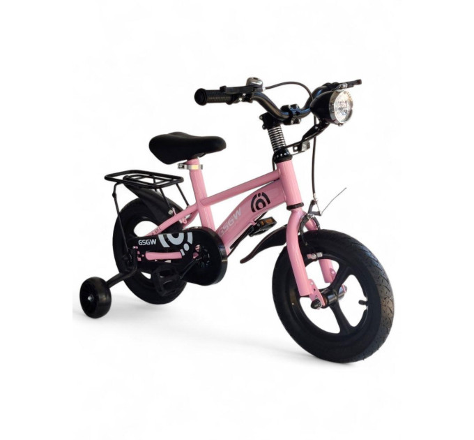 Детский двухколесный велосипед GSGW Bike 16" с фарой и дополнительными колесами, 3 цвета