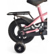 Детский двухколесный велосипед GSGW Bike 16" с фарой и дополнительными колесами, 3 цвета