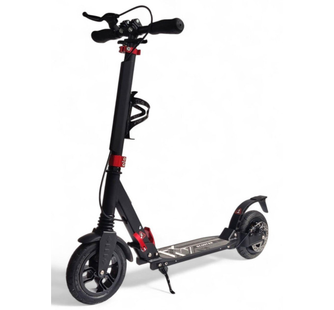 Самокат міський двоколесний Scooter Hammer 04P складаний з дисковим гальмом, 2 кольори