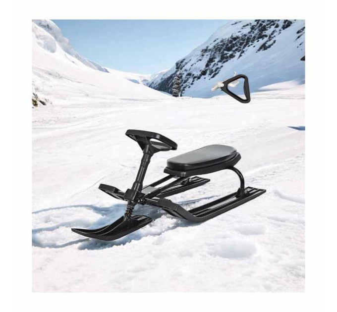 Детский снегокат с мягким сиденьем Snow racer от 5 лет, разные цвета