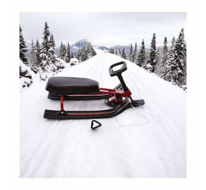 Детский снегокат с мягким сиденьем Snow racer от 5 лет, разные цвета