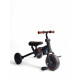 Детский складной велосипед беговел Royal Leather Trike 105-2 с бортиками, навесом и родительской ручкой