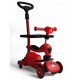 Детский складной самокат-беговел Scooters Basket 3in1 K619 с воспомагательными колесами