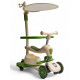 Детский самокат-беговел Scooters Ambrella K600 с козырьком, бортиками и родительской ручкой