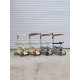 Детский самокат-беговел Scooters Ambrella K600 с козырьком, бортиками и родительской ручкой