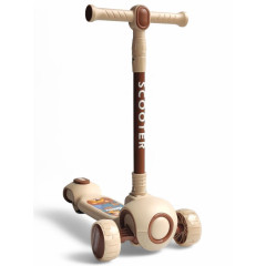 Самокат детский музыкальный Scooter Happy Day V1 с подсветкой колес