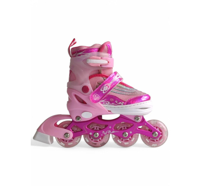 Ролики детские CT Barbie 602 со светящимися колесами