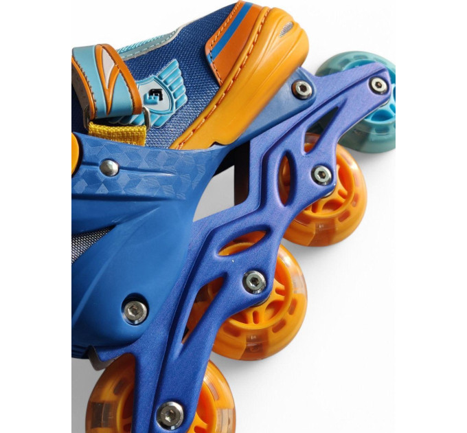 Ролики детские Gosome Colored GX-1706 со светящимися колесами, 3 цвета