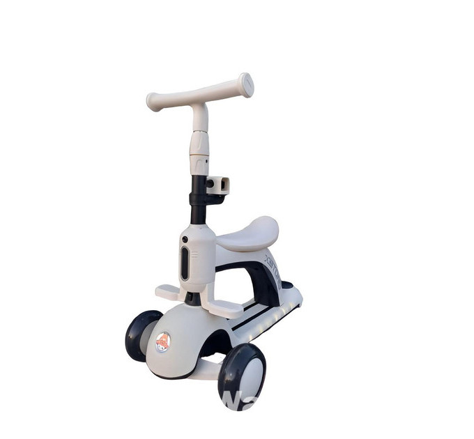 Детский велосипед беговел Smart Baby XB-668-B 5в1 с бортиком, козырьком, родительской ручкой, разные цвета