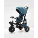Детский велосипед-коляска с родительской ручкой Baby Tricyc KBQ-6170 поворотное сиденье, свет, музыка, 2 цвета