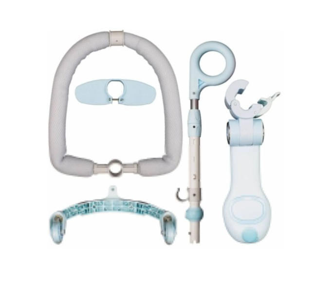 Детский самокат CITY LINE Baby Care 388 4в1, с родительской ручкой, сиденьем, LED-подсветкой и корзинкой