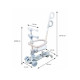 Детский самокат CITY LINE Baby Care 388 4в1, с родительской ручкой, сиденьем, LED-подсветкой и корзинкой