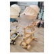 Детский самокат-трансформер CITY LINE Smart Baby 669 3в1, с родительской ручкой, сиденьем и капюшоном