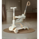 Детский самокат-трансформер CITY LINE Smart Baby 669 3в1, с родительской ручкой, сиденьем и капюшоном