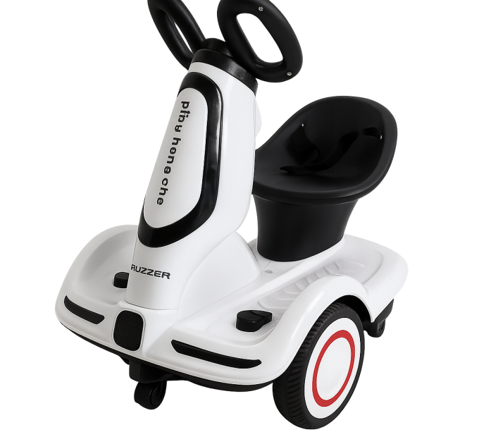 Дитячий електроскутер Rio UQD-7017 з ременями безпеки, музикою та Bluetooth