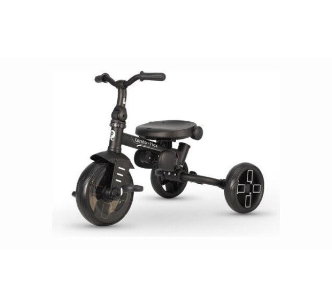 Детский беговел Tri-cycle COMFO MAX Beige с широкими колёсами и регулируемым сиденьем