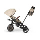 Детский беговел Tri-cycle COMFO MAX Beige с широкими колёсами и регулируемым сиденьем