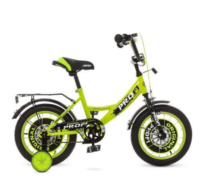 Велосипед салатовый Original boy PROF1 14" Y1442 двухколесный детский