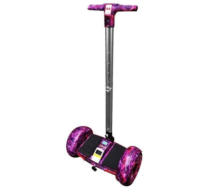 Гироскутер с ручкой А8 Smart Balance 10.5" розовый космос