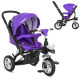 Велосипед Turbo Trike M AL3645A-8 Purple трехколесный фиолетовый