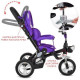 Велосипед Turbo Trike M AL3645A-8 Purple трехколесный фиолетовый