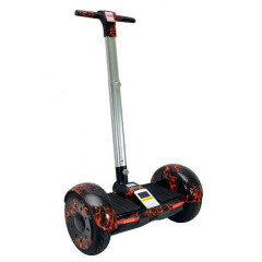 Гіроскутер з ручкою А8 Smart Balance 10.5" блискавка
