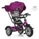 Велосипед фиолетовый Turbo Trike M 4057-8 трехколесный поворотное сиденье
