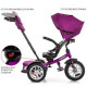 Велосипед фиолетовый Turbo Trike M 4057-8 трехколесный поворотное сиденье