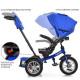 Детский трехколесный велосипед с музыкой и светом Turbo Trike M 4057-10 синий