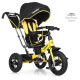 3-х колесный детский велосипед Turbo Trike M 4059-1 колясочный желто-черный