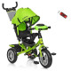 Велосипед Turbo Trike M 3115-4HA с музыкой и светом зеленый 3-х колесный