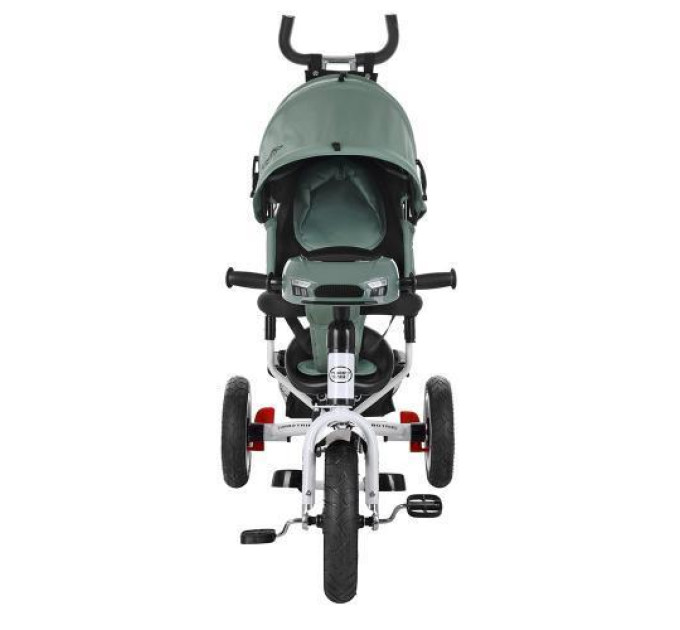 Дитячий велосипед Turbo Trike M 3115HA-17 хакі три гумові колеса